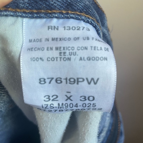 Rustler Straight Leg Blue Jeans- Size 32x30 1990’s - Picture 10 of 11